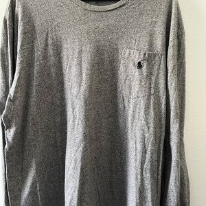 Polo by Ralph Lauren Heather Gray Long-Sleeve Pocket Tee